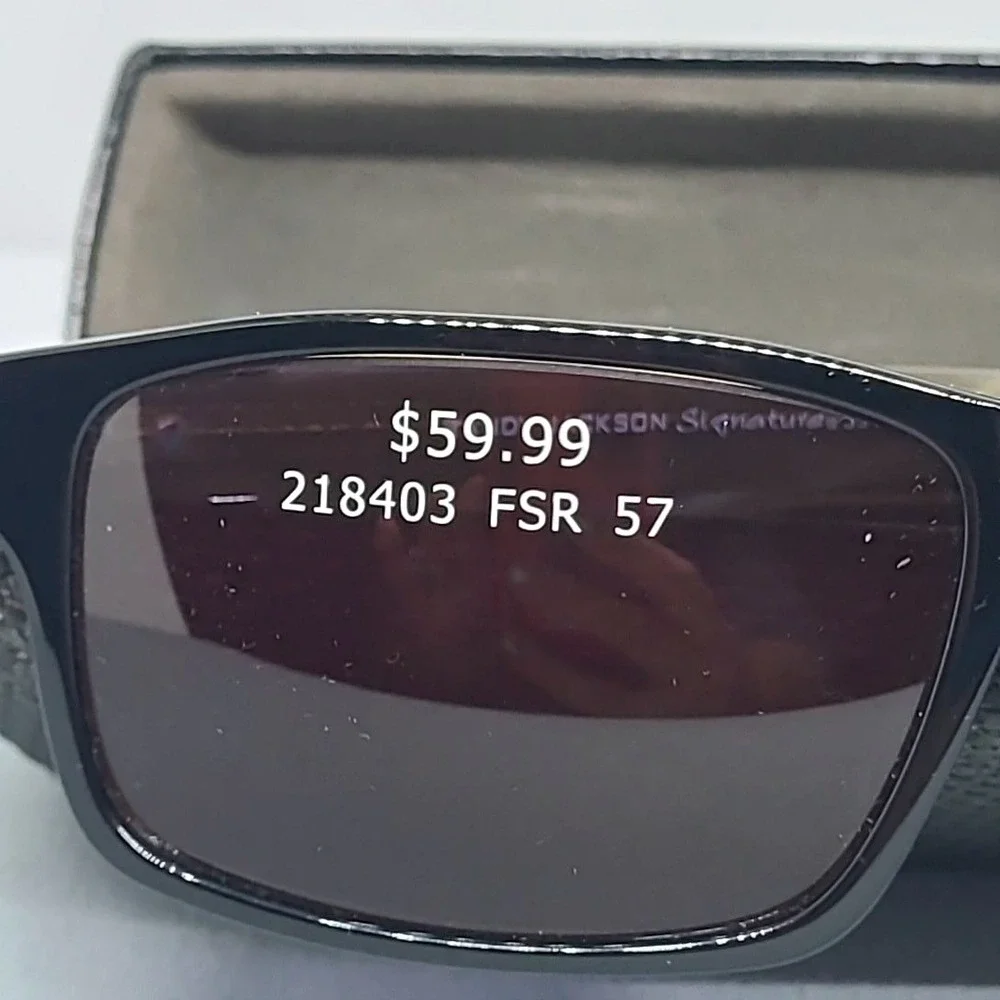 Randy Jackson Signature Eyeglasses w/case 59FI Mens Black Zyloware